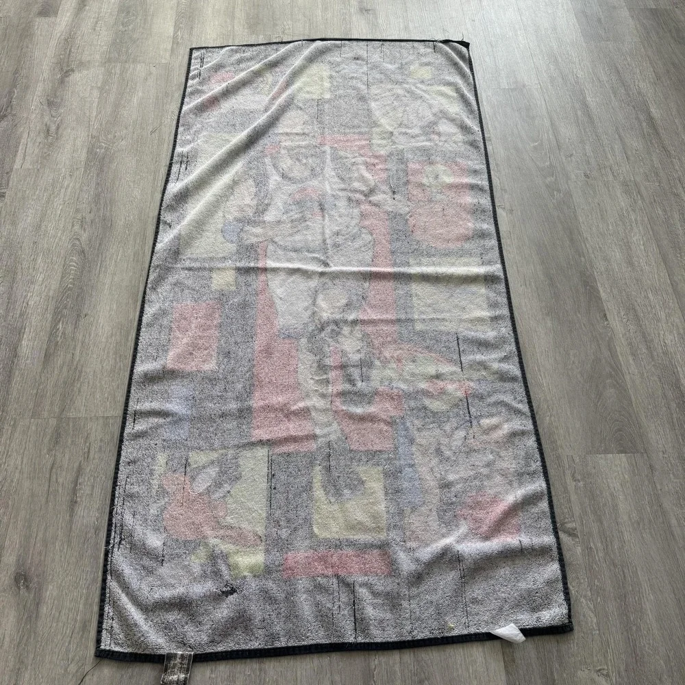 Vintage 1996 Space Jam Warner Bros Beach Towel Tune Squad Daffy Looney Tunes